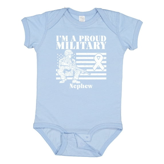 Inktastic Proud Military Nephew Red Friday Boys Baby Bodysuit