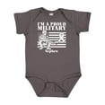 thumbnail image 1 of Inktastic Proud Military Nephew Red Friday Boys Baby Bodysuit, 1 of 5