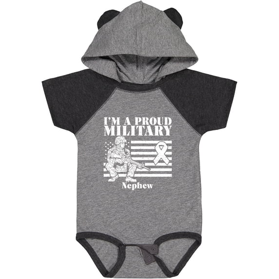 Inktastic Proud Military Nephew Red Friday Boys Baby Bodysuit