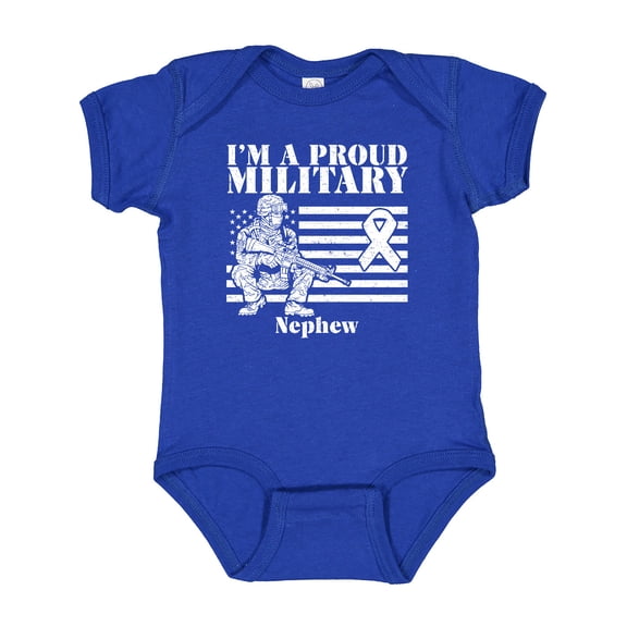 Inktastic Proud Military Nephew Red Friday Boys Baby Bodysuit