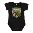 thumbnail image 1 of Inktastic Proud Military Niece Girls Baby Bodysuit, 1 of 5