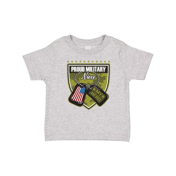 Inktastic Proud Military Niece Gift Girls Toddler T-Shirt