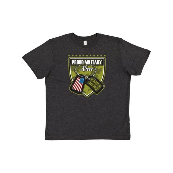 Inktastic Proud Military Niece Gift Youth T-Shirt