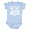 thumbnail image 1 of Inktastic Proud Military Niece Red Friday Girls Baby Bodysuit, 1 of 5