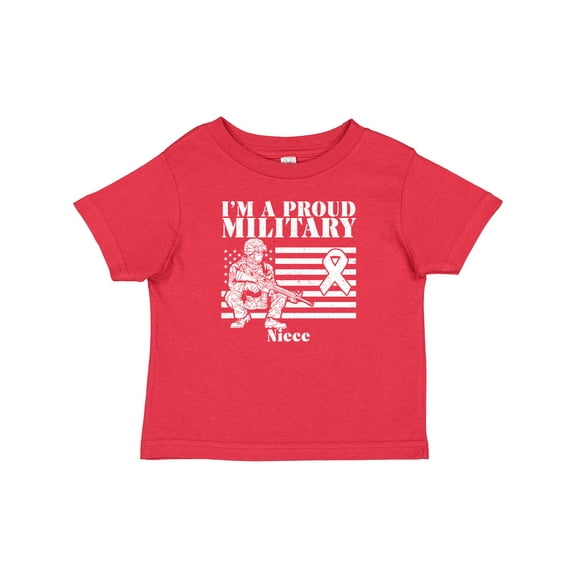 Inktastic Proud Military Niece Red Friday Girls Baby T-Shirt