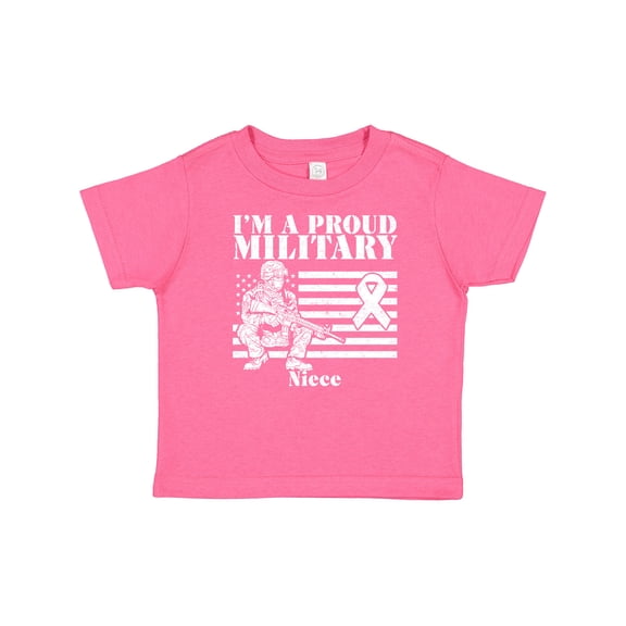 Inktastic Proud Military Niece Red Friday Girls Toddler T-Shirt