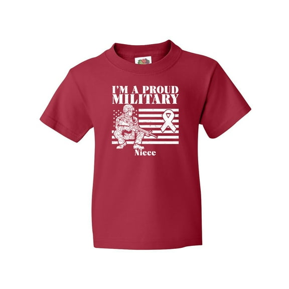Inktastic Proud Military Niece Red Friday Youth T-Shirt