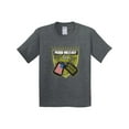 thumbnail image 1 of Inktastic Proud Military Son Boys Camo Flag Youth T-Shirt, 1 of 5