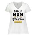 thumbnail image 1 of Inktastic Proud Mom of a Fifth Grade Grad Women's Plus Size V-Neck T-Shirt, 1 of 5