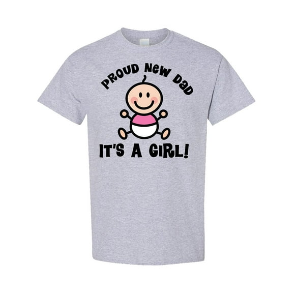 Inktastic Proud New Dad (girl) T-Shirt