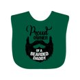 thumbnail image 1 of Inktastic Proud Owner of a Bearded Daddy Boys or Girls Baby Bib, 1 of 4