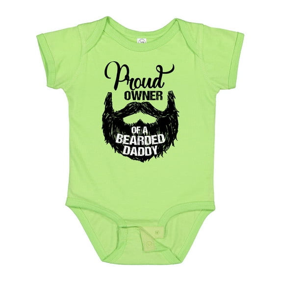 Inktastic Proud Owner of a Bearded Daddy Boys or Girls Baby Bodysuit