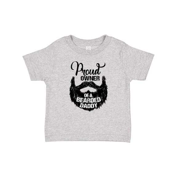 Inktastic Proud Owner of a Bearded Daddy Boys or Girls Baby T-Shirt