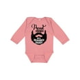 thumbnail image 1 of Inktastic Proud Owner of a Bearded Daddy Boys or Girls Long Sleeve Baby Bodysuit, 1 of 5