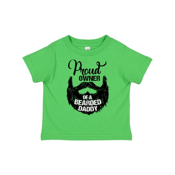 Inktastic Proud Owner of a Bearded Daddy Boys or Girls Toddler T-Shirt