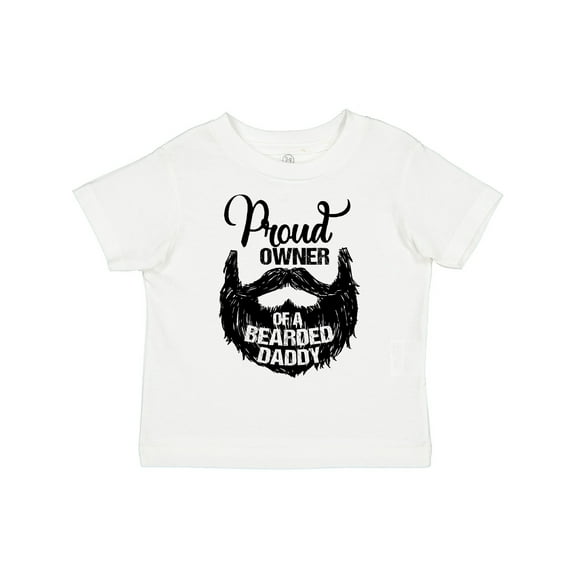 Inktastic Proud Owner of a Bearded Daddy Boys or Girls Toddler T-Shirt