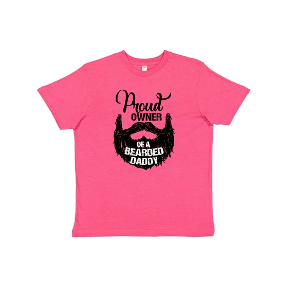 Inktastic Proud Owner of a Bearded Daddy Youth T-Shirt