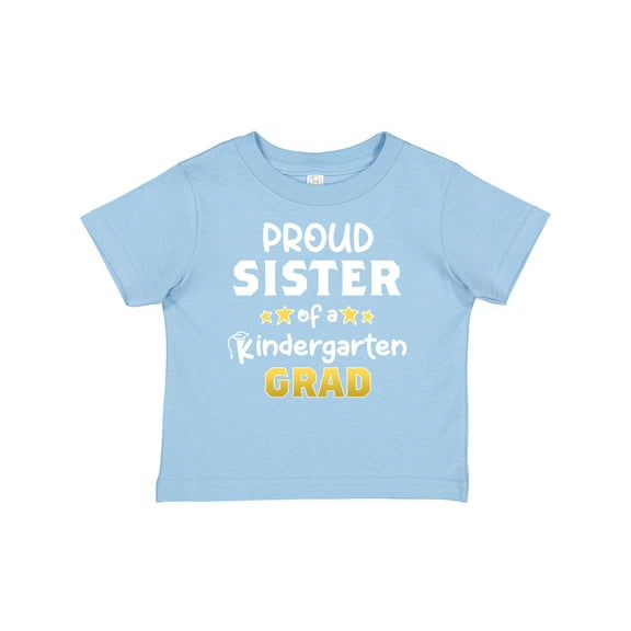 Inktastic Proud Sister of a Kindergarten Grad Girls Baby T-Shirt