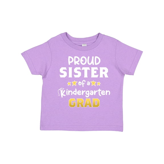 Inktastic Proud Sister of a Kindergarten Grad Girls Toddler T-Shirt