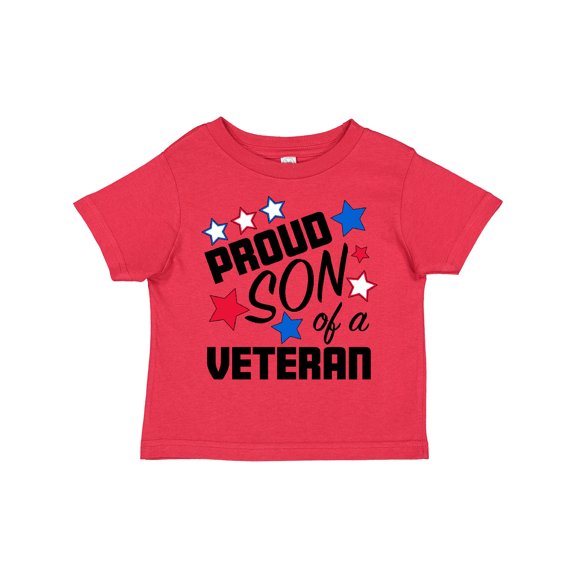 Inktastic Proud Son of a Veteran Veterans Day Boys Toddler T-Shirt