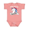 thumbnail image 1 of Inktastic Proud To Be an Americorn with Unicorn and Stars Boys or Girls Baby Bodysuit, 1 of 5