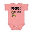 thumbnail image 1 of Inktastic Proud of My Brother Autism Awareness Puzzle Piece Ribbon Boys or Girls Baby Bodysuit, 1 of 5