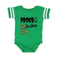 thumbnail image 1 of Inktastic Proud of My Brother Autism Awareness Puzzle Piece Ribbon Boys or Girls Baby Bodysuit, 1 of 5