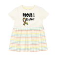 thumbnail image 1 of Inktastic Proud of My Brother Autism Awareness Puzzle Piece Ribbon Girls Baby Dress, 1 of 5