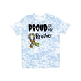 thumbnail image 1 of Inktastic Proud of My Brother Autism Awareness Puzzle Piece Ribbon T-Shirt, 1 of 5