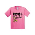 thumbnail image 1 of Inktastic Proud of My Brother Autism Awareness Puzzle Piece Ribbon Youth T-Shirt, 1 of 5