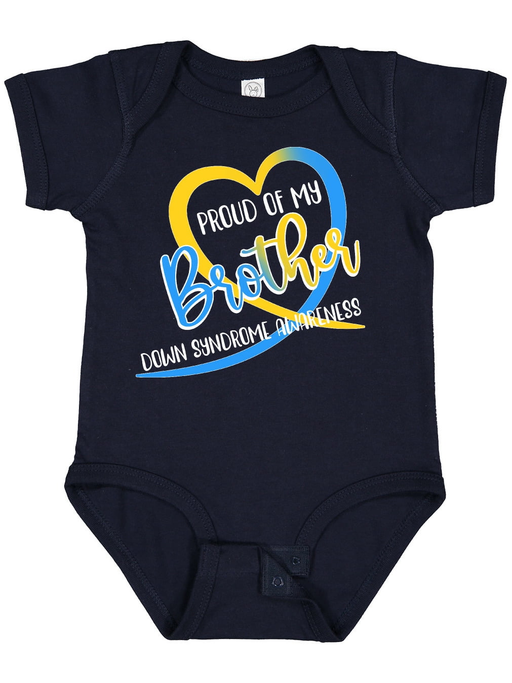 Inktastic Proud of My Brother Down Syndrome Awareness Heart Ribbon