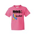 thumbnail image 1 of Inktastic Proud of My Brother Down Syndrome Awareness Youth T-Shirt, 1 of 5
