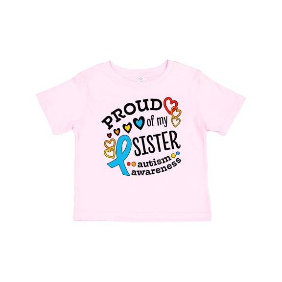 Inktastic Proud of My Sister Autism Awareness Boys or Girls Baby T-Shirt