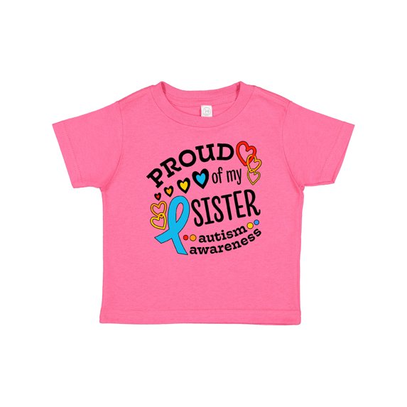 Inktastic Proud of My Sister Autism Awareness Boys or Girls Baby T-Shirt