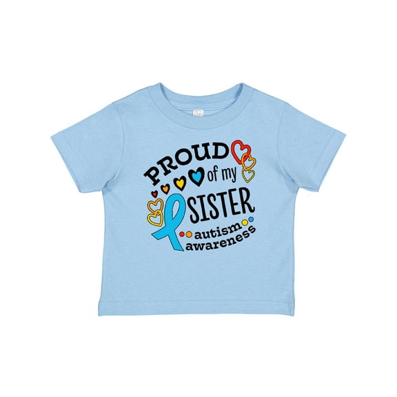 Inktastic Proud of My Sister Autism Awareness Boys or Girls Baby T-Shirt