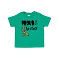 thumbnail image 1 of Inktastic Proud of my Brother Autism Awareness Puzzle Piece Ribbon Boys or Girls Baby T-Shirt, 1 of 5