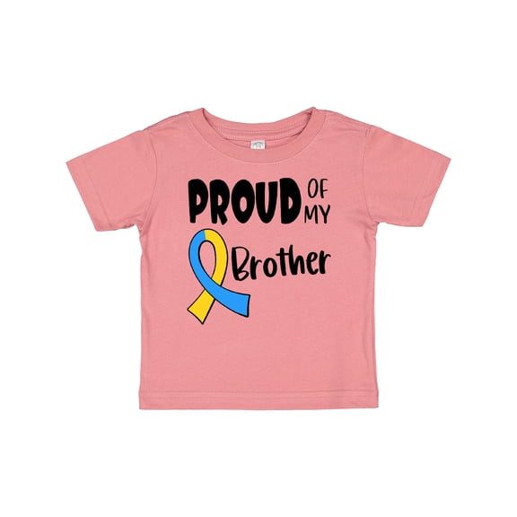 Inktastic Proud of my Brother Down Syndrome Awareness Boys or Girls Baby T-Shirt