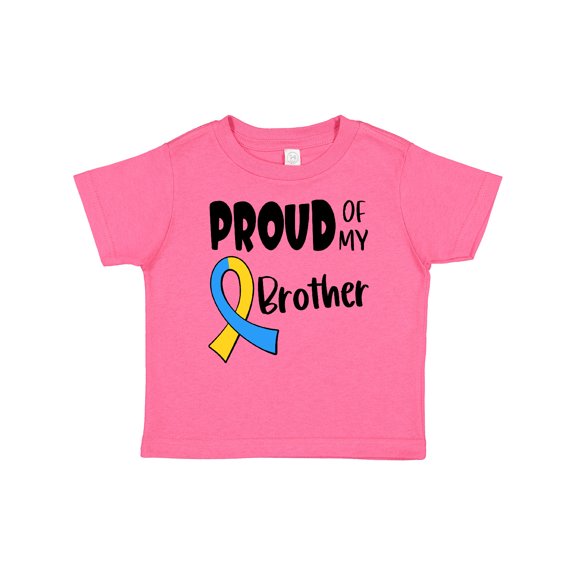 Inktastic Proud of my Brother Down Syndrome Awareness Boys or Girls Baby T-Shirt