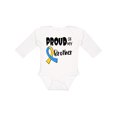 thumbnail image 1 of Inktastic Proud of my Brother Down Syndrome Awareness Boys or Girls Long Sleeve Baby Bodysuit, 1 of 5