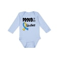 thumbnail image 1 of Inktastic Proud of my Brother Down Syndrome Awareness Boys or Girls Long Sleeve Baby Bodysuit, 1 of 5