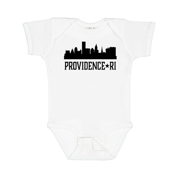 Inktastic Providence Rhode Island City Skyline Boys or Girls Baby Bodysuit