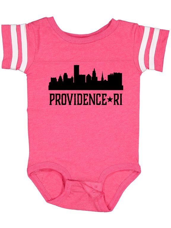 Inktastic Providence Rhode Island City Skyline Boys or Girls Baby Bodysuit