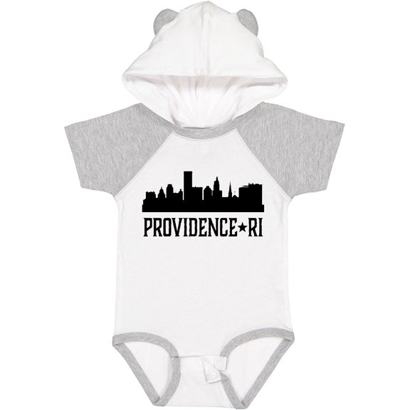 Inktastic Providence Rhode Island City Skyline Boys or Girls Baby Bodysuit