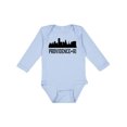 thumbnail image 1 of Inktastic Providence Rhode Island City Skyline Boys or Girls Long Sleeve Baby Bodysuit, 1 of 5