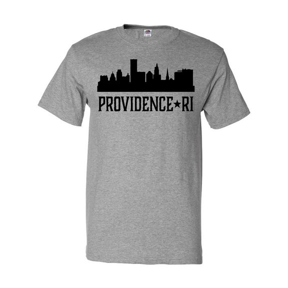 Inktastic Providence Rhode Island City Skyline T-Shirt