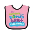 thumbnail image 1 of Inktastic Psychologist Mom Baby Boys or Girls Baby Bib, 1 of 4