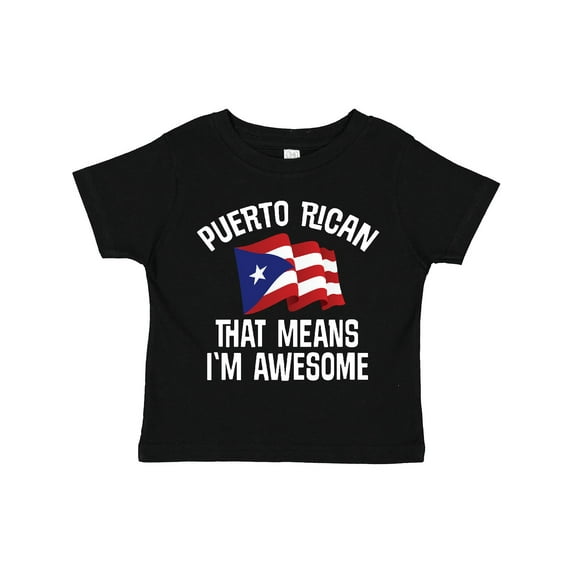 Inktastic Puerto Rican Awesome Boys or Girls Toddler T-Shirt