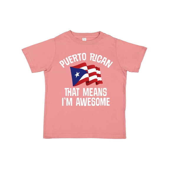 Inktastic Puerto Rican Awesome Boys or Girls Toddler T-Shirt
