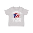 thumbnail image 1 of Inktastic Puerto Rican Awesome Boys or Girls Toddler T-Shirt, 1 of 5