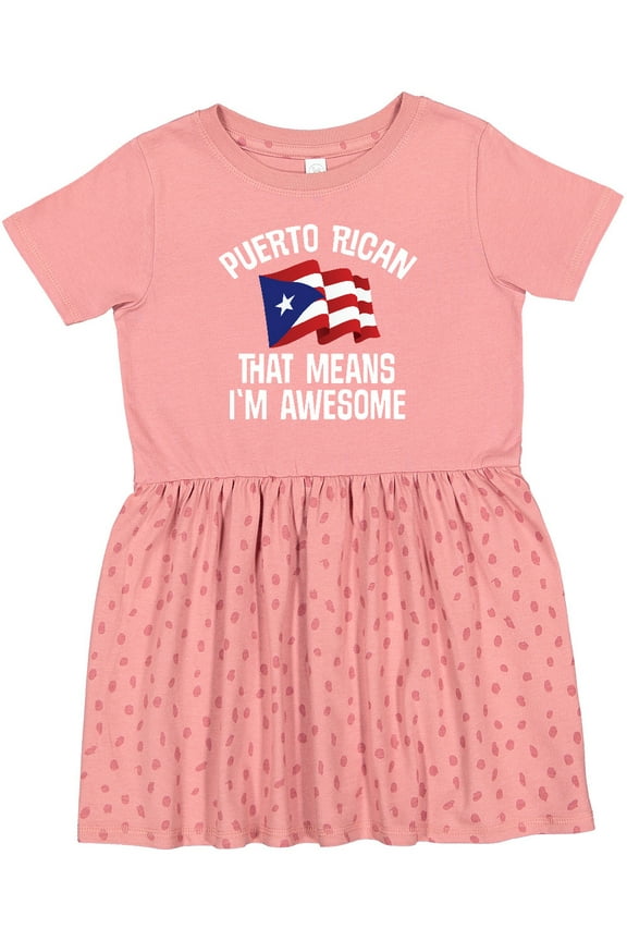 Puerto Rican Awesome Girls Toddler Dress
